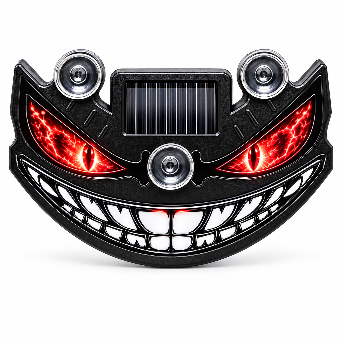 NightSmirk – Solar LED Evil Grin Car Window Light